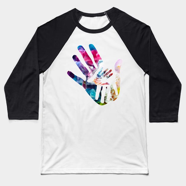 hands paint edition Baseball T-Shirt by INDONESIA68